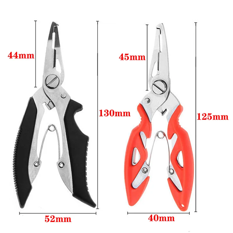 Alicates de pesca de acero inoxidable, línea de pesca Tijera para, cortador de señuelos, removedor de anzuelos, accesorios, 1 ud. - imagen 3