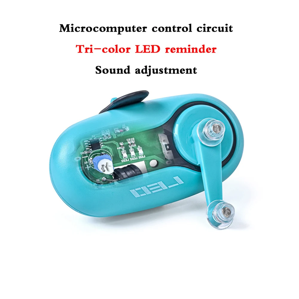 Zumbador de alarma de mordedura de pesca con sonido y luz en caña de mar, sirena rápida fuerte, indicador nocturno, zumbador de 80DB, herramientas electrónicas para aparejos de pesca - imagen 3