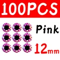100pcs 12mm Pink