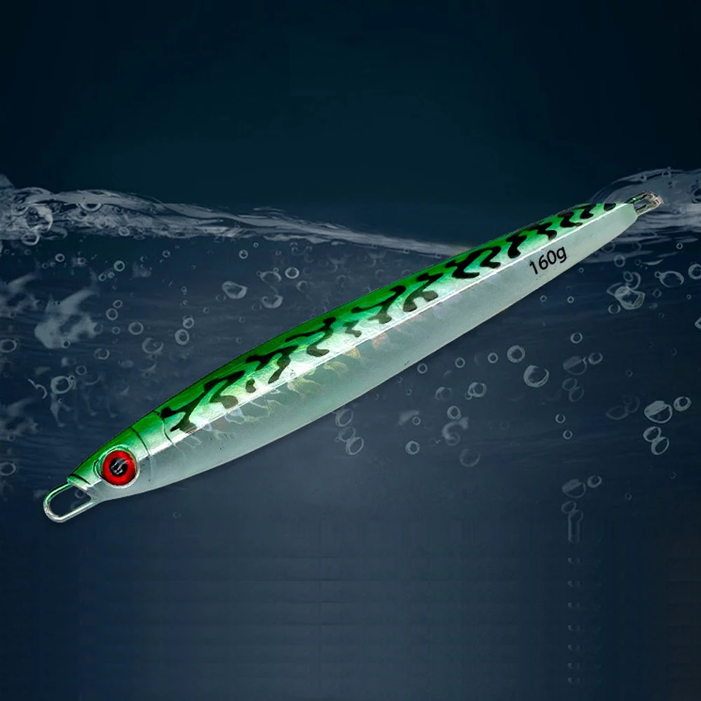 VOLIN-cebo de pesca Jigging Matel, cebo duro de mar con láser Artificial, aparejos de pesca de alta calidad, 160g, 200g, 1 ud., nuevo - imagen 4