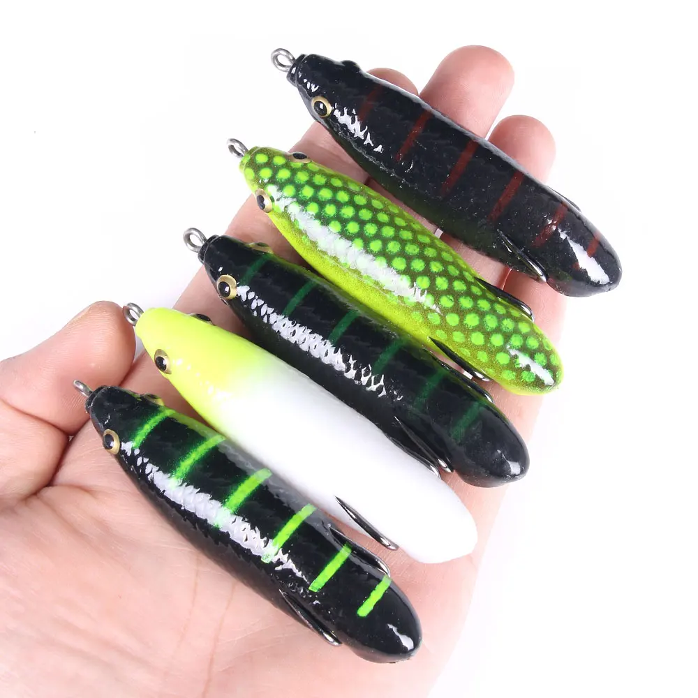 Señuelo de rana silicona flotante – 8.5cm para black bass y lucio - imagen 2