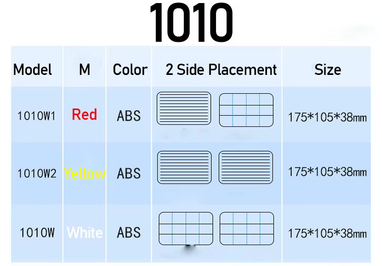 MEIHO-accesorios de pesca de doble cara, caja de almacenamiento de cebo, caja de plástico, 1010W, 3010W, hecho en Japón - imagen 4