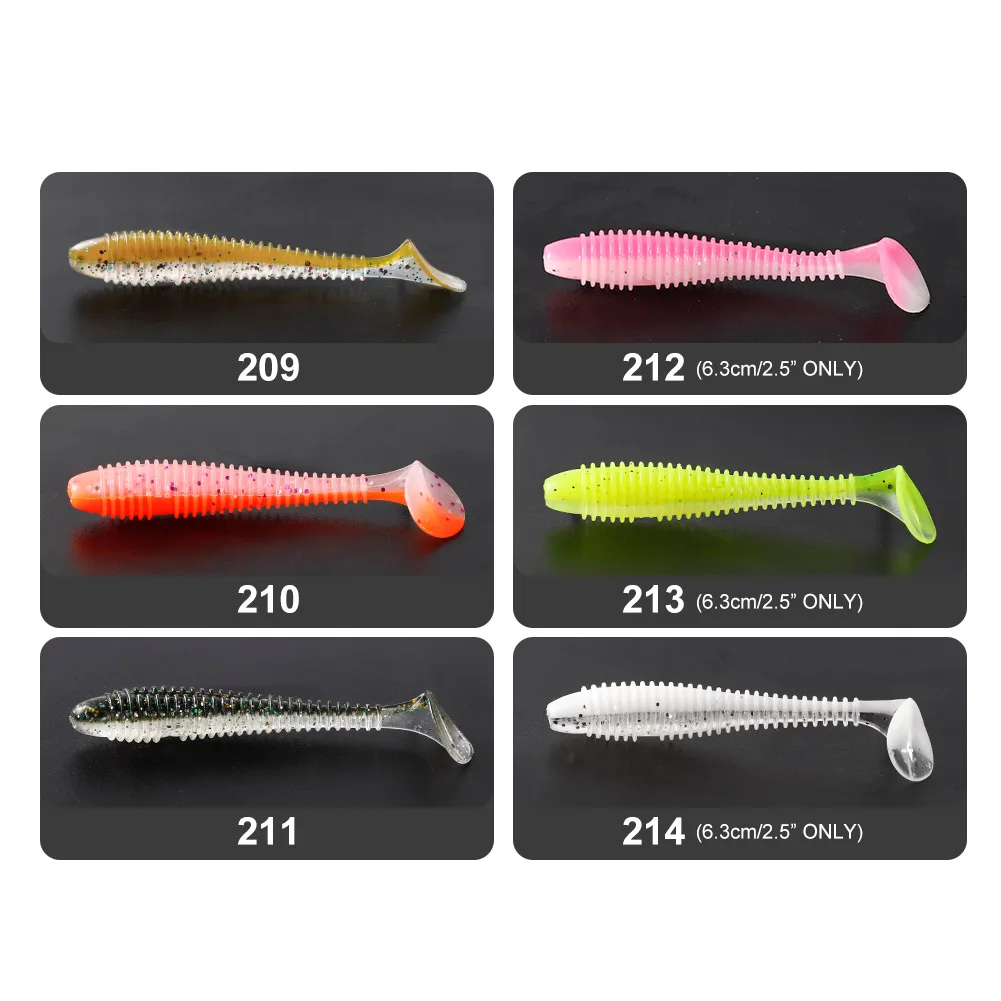 Noeby Swimbait vinilo con cola de paleta - imagen 5