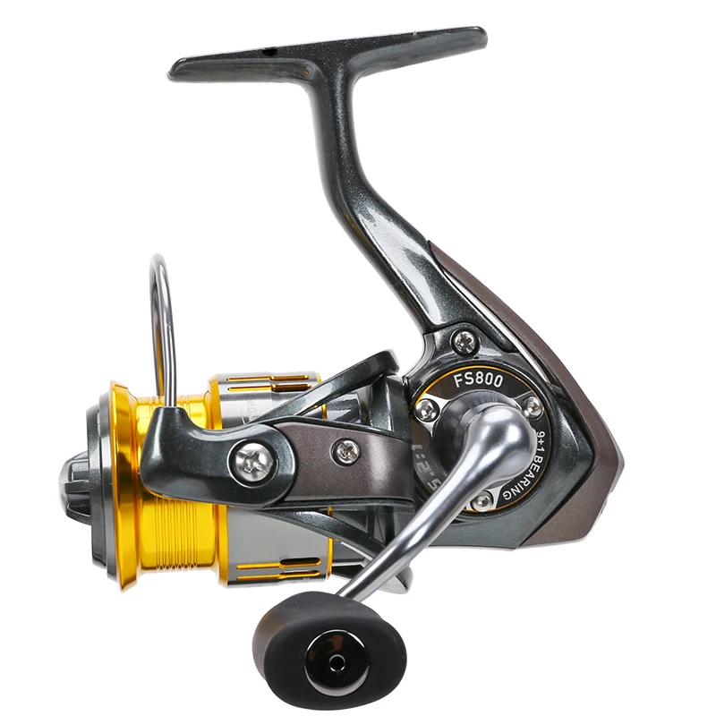 Carrete giratorio Serie s 800, 10 rodamientos de bolas, rueda de pesca 5,2: 1, relación de engranaje, bobina de balsa de alta velocidad, 4kg, potencia máxima de arrastre, buque lejano - imagen 4