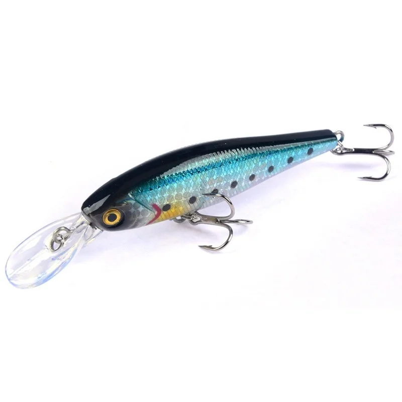 Señuelo de Pesca de pececillos, anzuelos duros de 10cm/10g, Crankbait Wobbler de calidad, aparejos de Pesca, 1 piezas, recién llegados - imagen 2