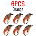 6pcs  Orange