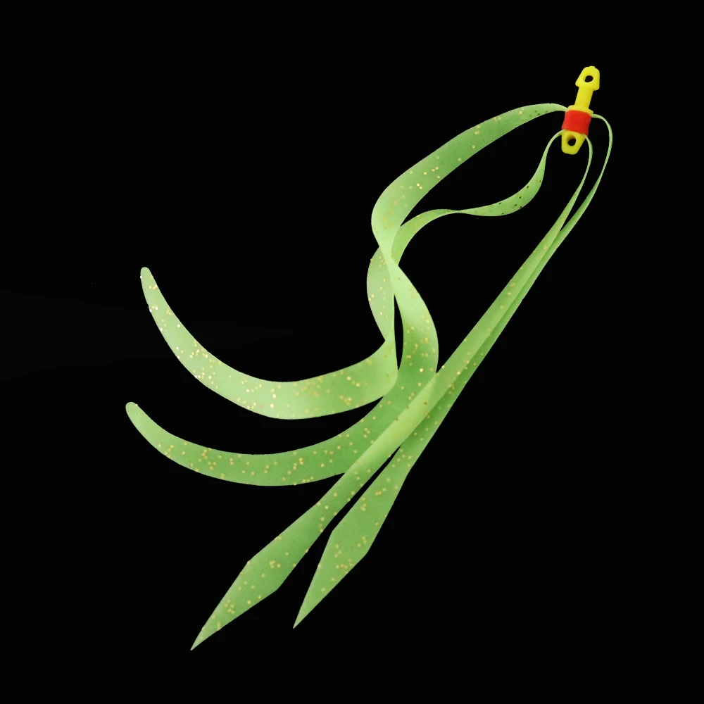 ICERIO Remolques de falda de silicona, falda de goma salada, plantillas Madai DIY, señuelo de pesca pargo, aparejos terminales de plantilla de goma de calamar salado - imagen 3