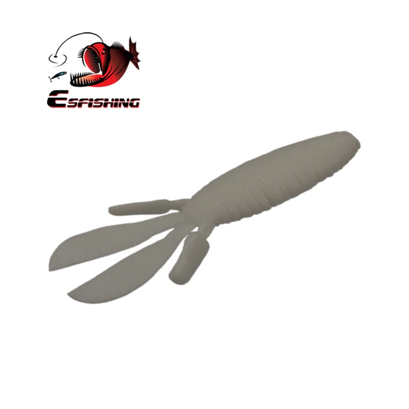 KESFISHING el mejor cebo suave MD BOMB Craw 95mm, Señuelos de Pesca, sales, olor a Camarón, silicona Artificial Isca - imagen 5
