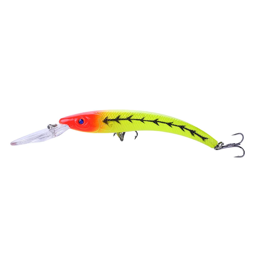 1 Uds 15,5 cm 16,3g Wobbler señuelo de pesca cebo de manivela grande Minnow Bass Trolling cebo Artificial Lucio carpa señuelos productos de pesca - imagen 3