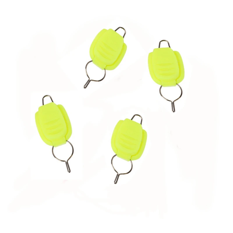 Dispositivo de Clip de hilo de Pesca, carrete de tambor de Baitcasting, tapón de línea, tapa enhebrador de hilo ABS, accesorios de aparejos de Pesca, 500 Uds. - imagen 4