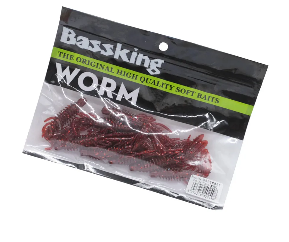 Los gusanos de cebo suaves de alta calidad para la pesca de lubina