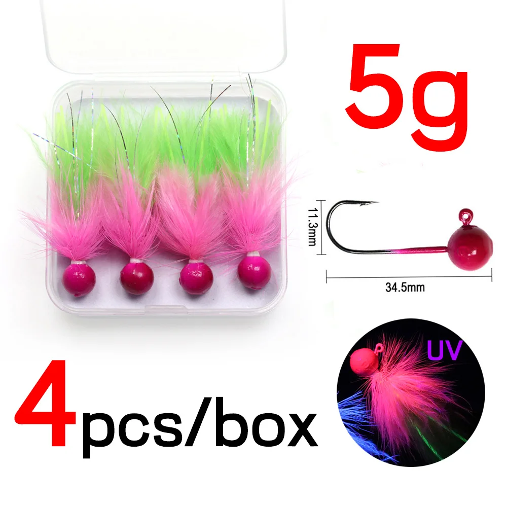 4pcs 5g Pink