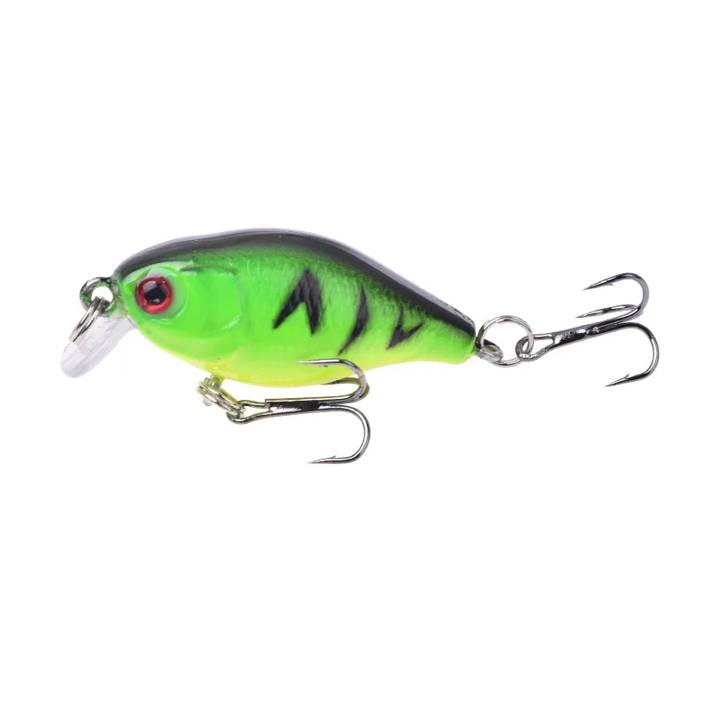 Señuelo de Pesca Minnow, cebo duro de agua superior, Wobbler Jig, Crankbait, carpa, aparejos de Pesca de lubina a rayas, 45mm, 4,5g, 1 ud. - imagen 4
