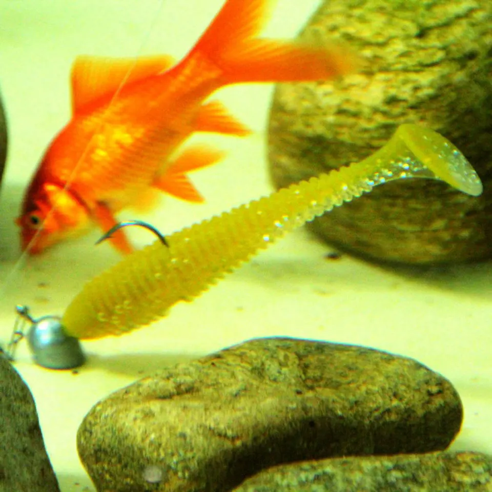 Anzuelos duros de pesca de cabeza grande, aparejos de pesca de señuelo suave, bala de agua profunda, alta calidad, 5 piezas, 3,5g/7g/10g/14g/18g - imagen 5