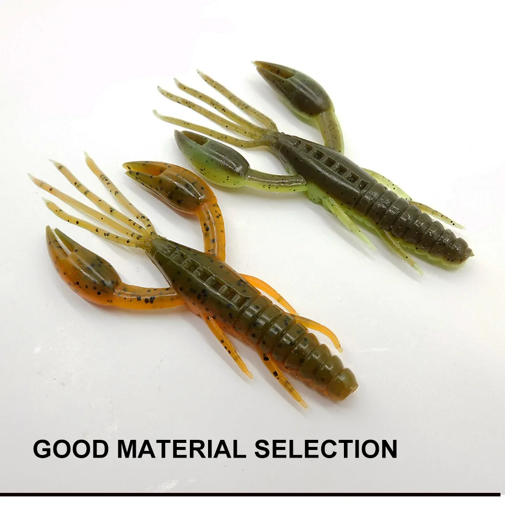 ESFISHING nuevo profesional mariposa Craw 90mm 7g cebo de silicona suave Doliver cangrejo Isca aparejos de señuelo de pesca Artificial - imagen 3