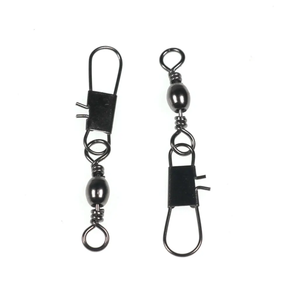 Grúa giratoria de barril de cobre de aleación con anillo sólido, accesorios de conector, para agua salada, 50/20/10 Uds., 17 tamaños - imagen 5