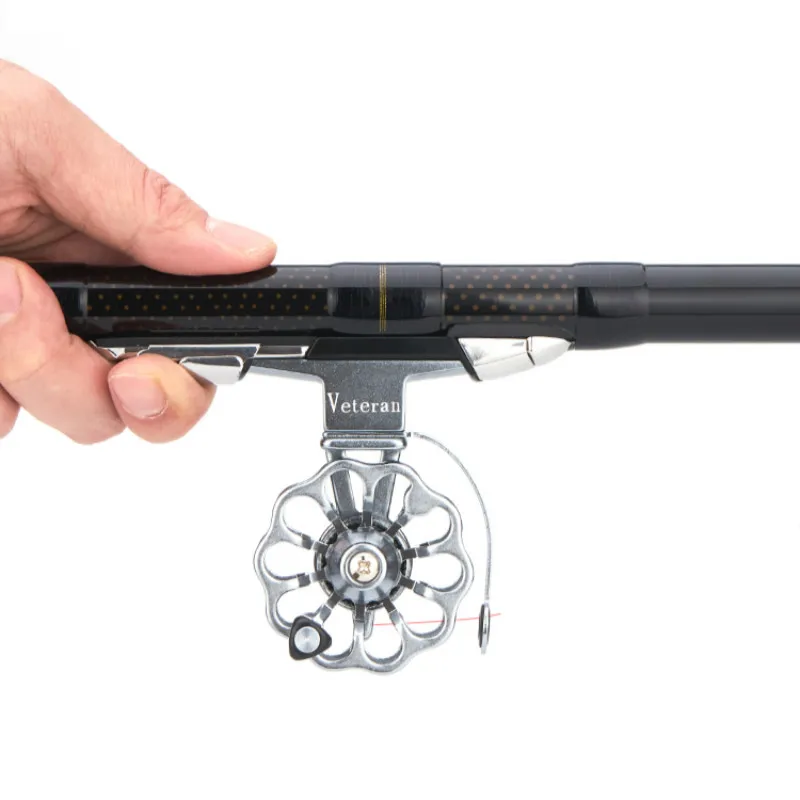 Bobina De línea De Pesca BB 1:1, carretes De aluminio para Pesca con mosca De agua dulce, rueda De mano, engranaje De buque De invierno, 1 ud. - imagen 3