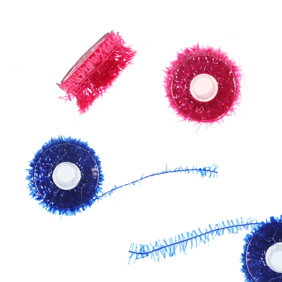 Oropel de pesca con mosca, Material de chenilla para lubina, Lucio, moscas, Flash de cristal, hilo de atado de moscas con púas, Streamer, Material de atado de moscas, 15 carretes - imagen 4