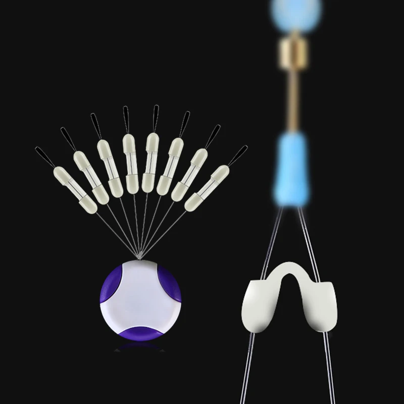 Contactor de doble gancho con separador de bifurcación antibobinado Space Bean para pesca