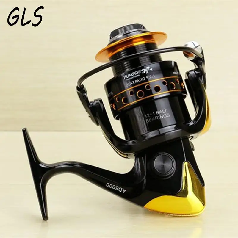 Rueda de pesca sin huecos, rodamiento de bolas, izquierda y derecha, serie BQ1000-7000, carrete giratorio, barco, roca - imagen 2