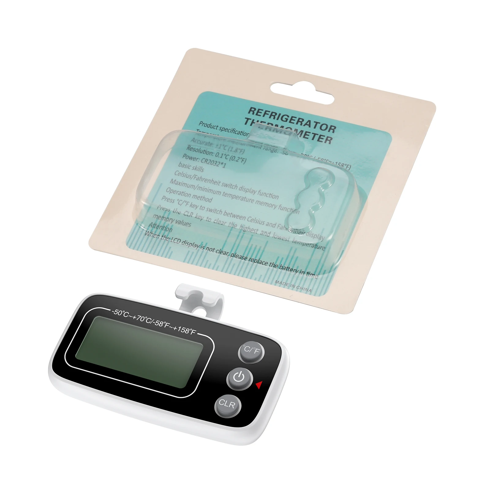 Termómetro digital de pesca ORIA – Máx/Mín impermeable con imán - imagen 5