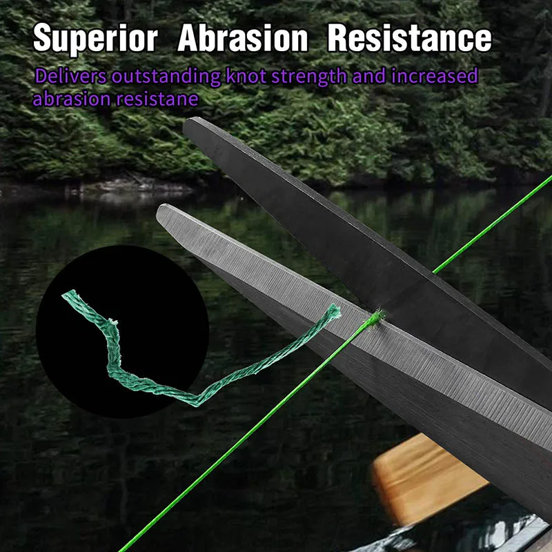BAKAWA-sedal de Pesca de carpa trenzada 4 9, 12 hebras, súper fuerte, para mar Lago, 100M, 300M, 500M, 100% PE, alambre multifilamento tejido - imagen 5