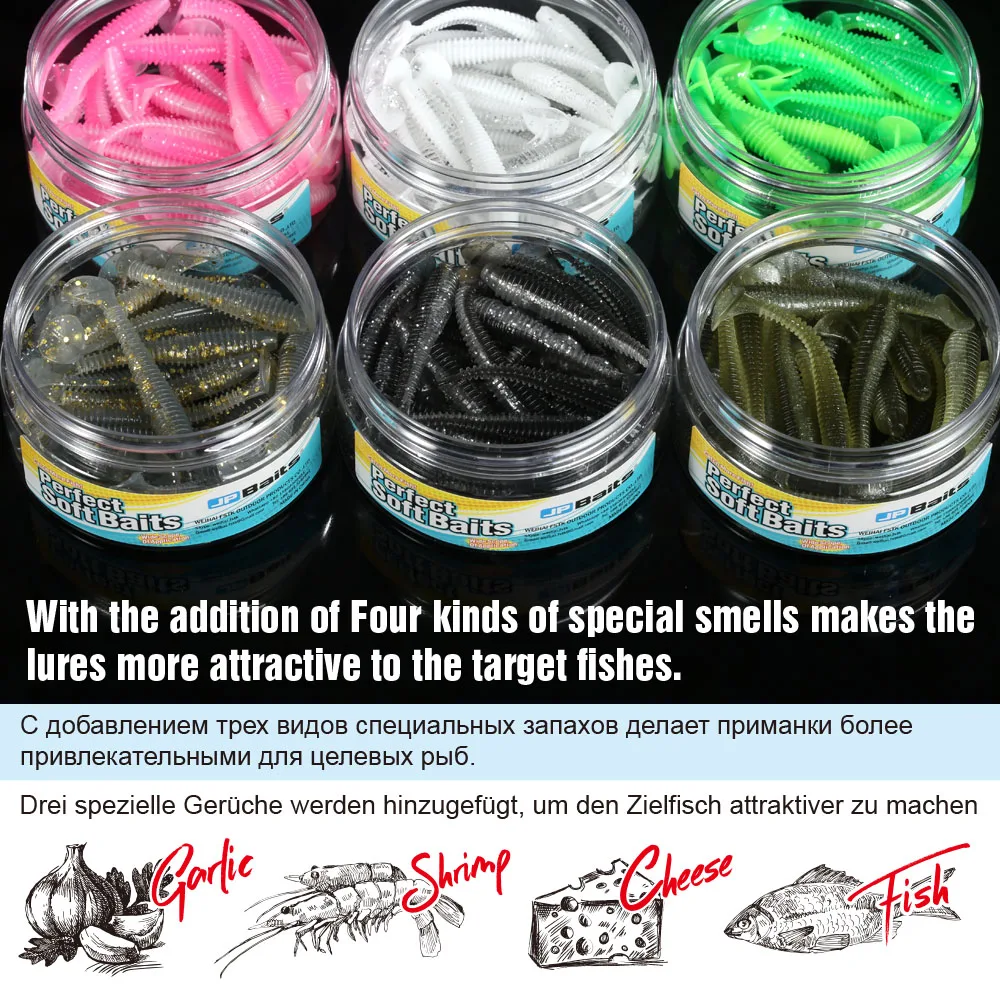 WEIHAI FSTK-bait blando de impacto oscilante gordo, 70mm, 2,3 pulgadas, 50mm, 1,6 pulgadas, Wobbler, señuelo de pesca Artificial suave, cola de paleta, swimbait - imagen 5