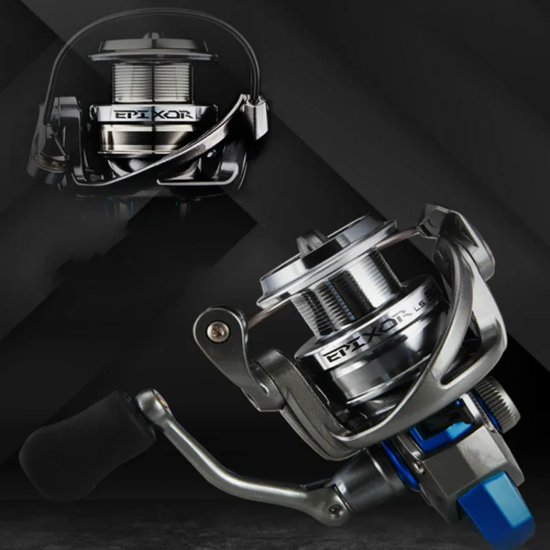 Carrete De Pesca giratorio 1000s-5000s, arrastre máximo De 12kg, relación De transmisión 5,0: 1, bobina De Pesca De agua dulce y salada, rueda De arrastre De Pesca - imagen 2