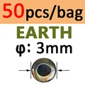Tierra de 3 mm, 50 piezas
