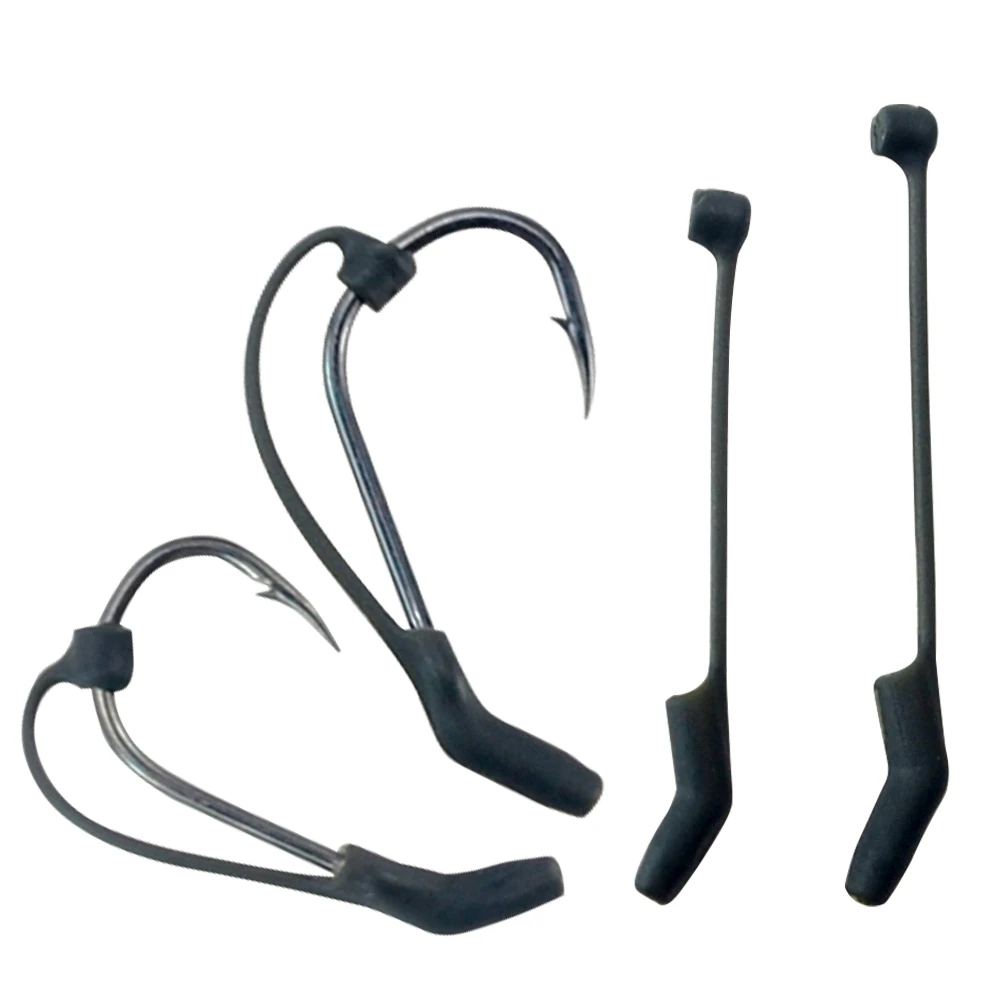Accesorios de pesca de carpa, 20 piezas, mangas de gancho, anzuelos alineadores D-rig listos, mangas antienredos, Boilies emergentes, aparejos terminales AH020 - imagen 5