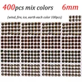 6mm  400pcs mix