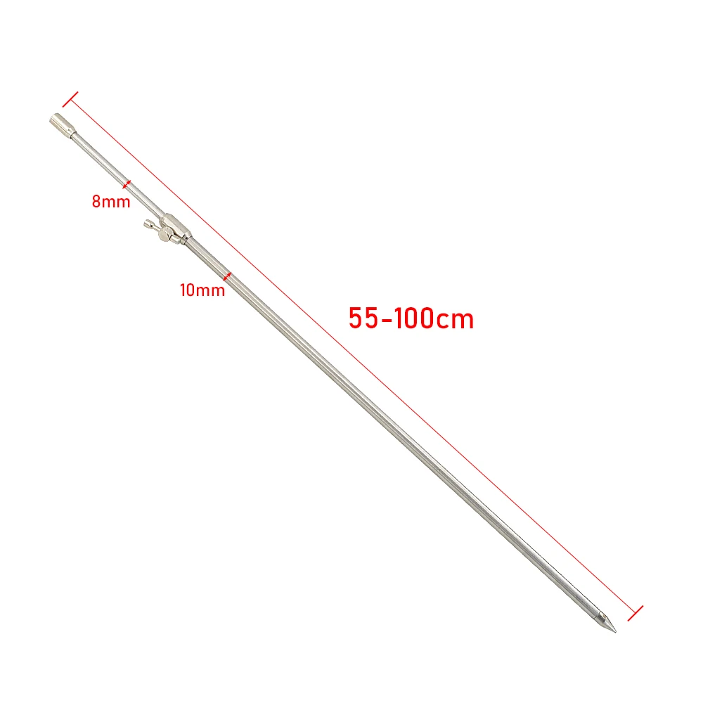 4 piezas de caña de pescar para carpa, palos de Banco de pesca aptos para alarma de mordida de pesca - imagen 3