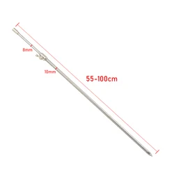 Hirisi – Soporte extensible de acero inoxidable para cañas de pesca