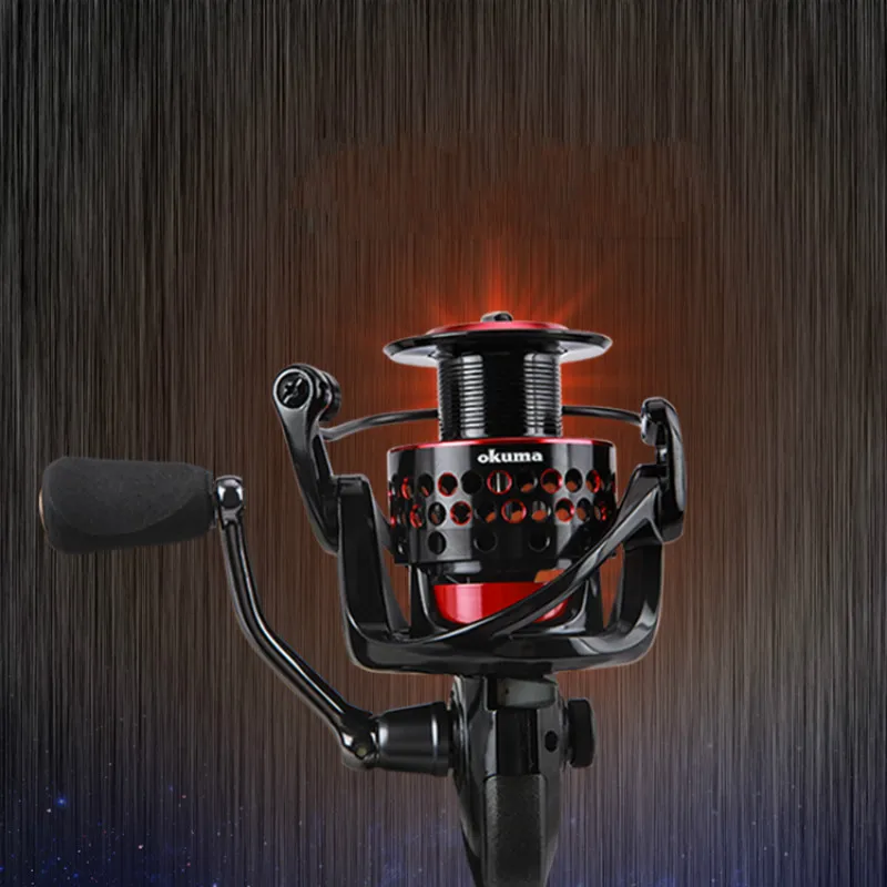 Carrete de pesca en roca, bobina giratoria de Metal, arrastre máximo de 15KG, carrete de línea de mango de acero inoxidable, accesorios de pesca en agua salada - imagen 3