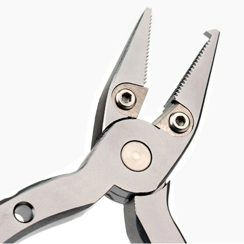 OUTKIT Mini Portable Aluminum Alloy Lure Fishing Pliers Braid Cutter Split Ring Pliers Hook Remover Outdoor Fishing Tackle Tool - imagen 3