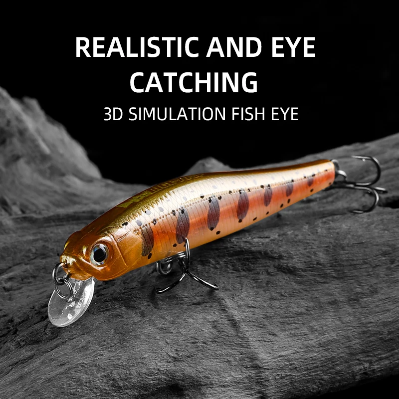 Señuelo Minnow BEARKING 70mm – Peso magnético profesional - imagen 2