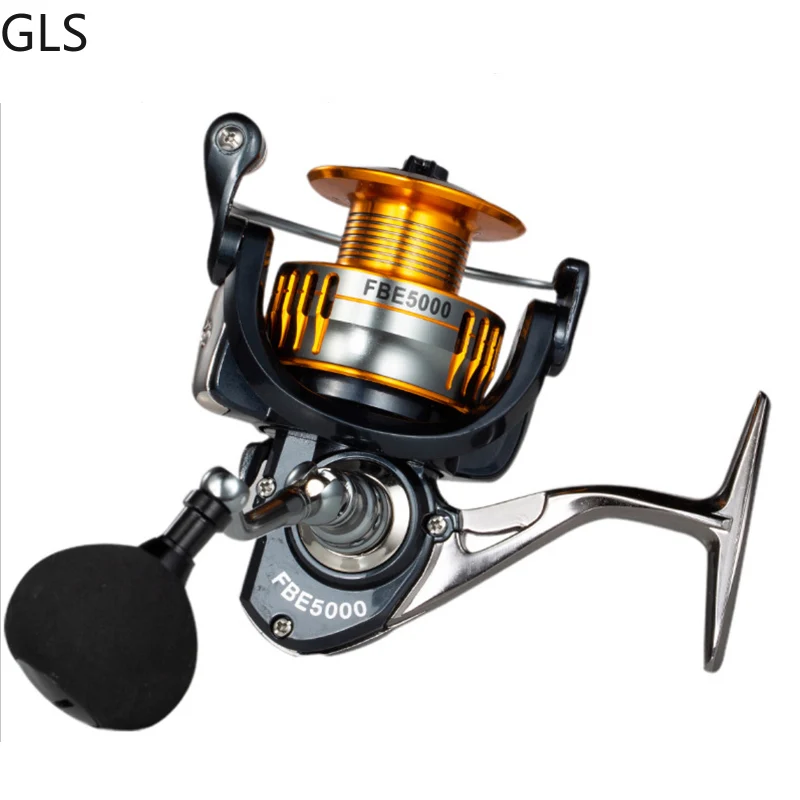 GLS nuevo cuerpo parcial de aleación de aluminio relación de engranaje de rueda giratoria duradera 5,0: 1/4, 7:1, carrete de pesca basculante de Metal resistente a la corrosión - imagen 5