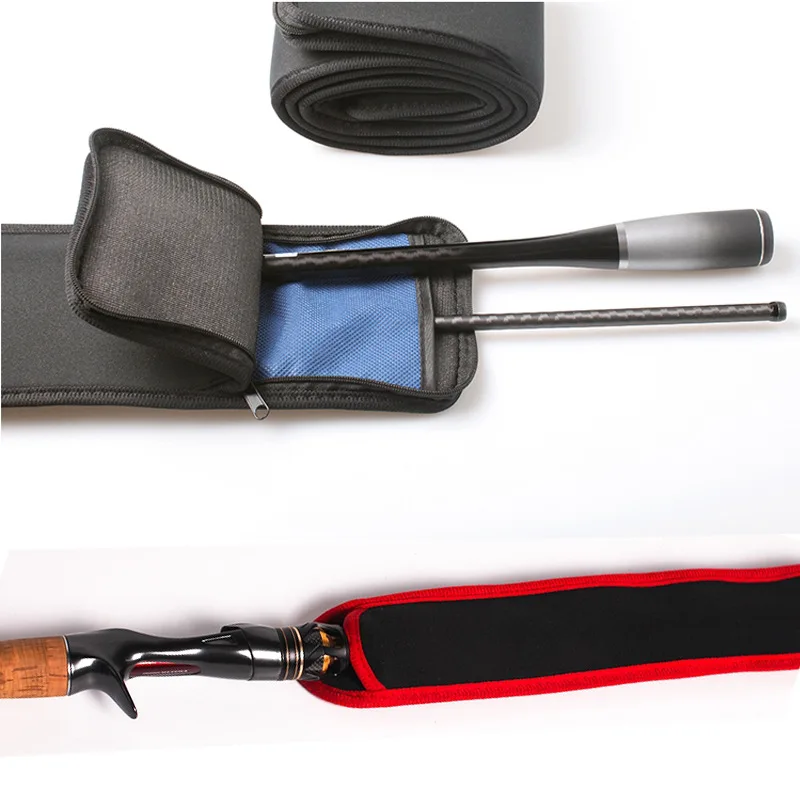 Bolsa plegable para caña de pescar, funda de almacenamiento para caña de pescar giratoria/fundida, J476, 110/130/150/170cm - imagen 2