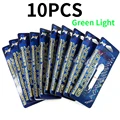 10pcs green light