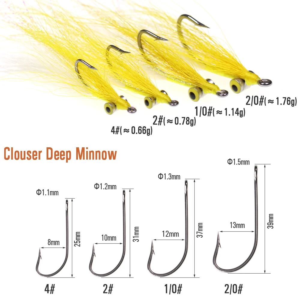 ICERIO-anzuelos de acero inoxidable, serpentinas de pececillos, moscas artificiales, lubina, señuelo de pesca de agua salada, 3 uds. - imagen 2