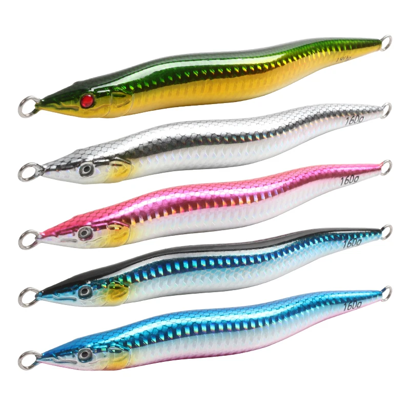 OBSESSION-señuelo de hundimiento lento en forma de S, cebo duro de 130g, 160g, 180g, cuchara de fundición a tierra que se hunde lentamente, aparejos de Pesca - imagen 2