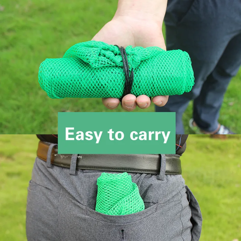 Bolsa de red para peces de mano, bolsa de red de protección para peces, pequeña malla de nailon tejida gruesa - imagen 5