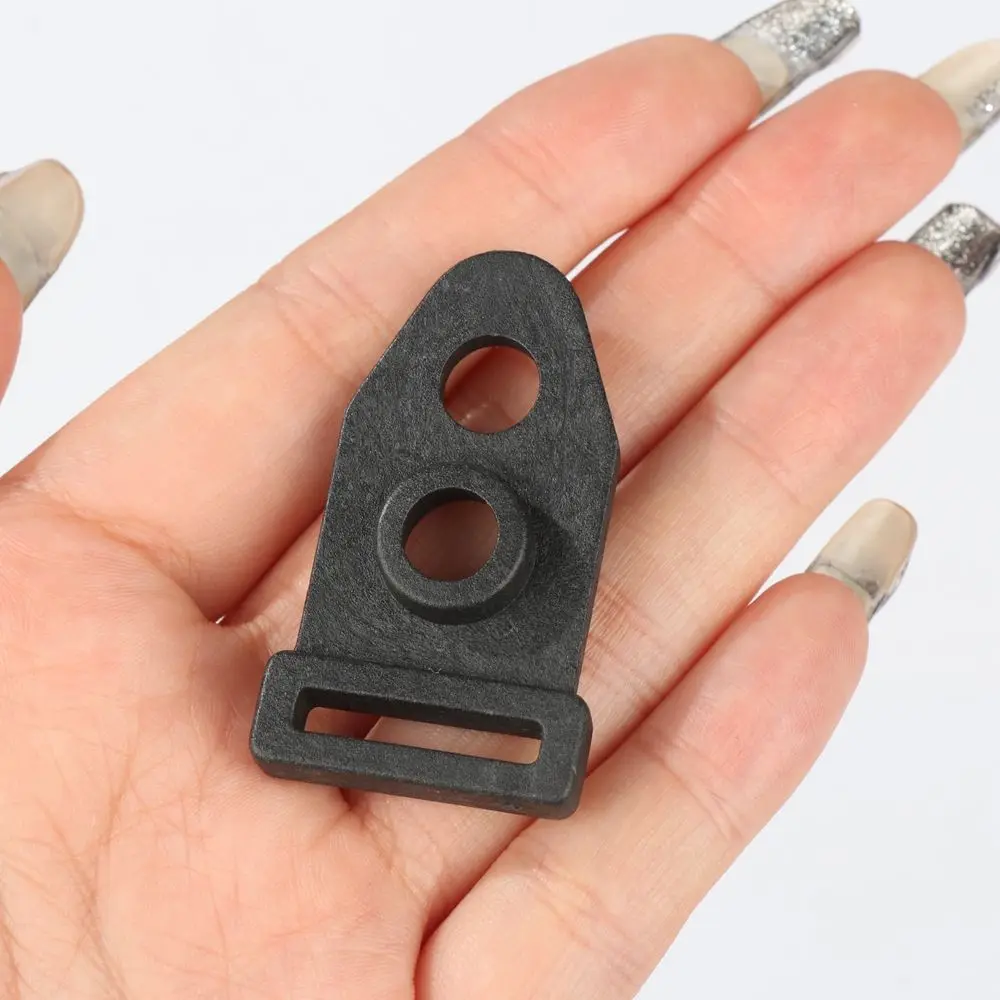 Hebilla de cuerda de viento para senderismo, accesorios de doble ojo para acampar al aire libre, tienda de viaje, Clip para pies, 10/20 Uds. - imagen 3