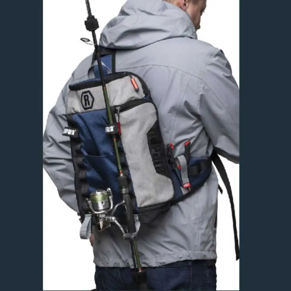 RAPALA-Bolso de la serie Jungle, mochila de pesca, riñonera, bandolera, bolsa de aparejos de pesca, bolsa multifuncional para exteriores
