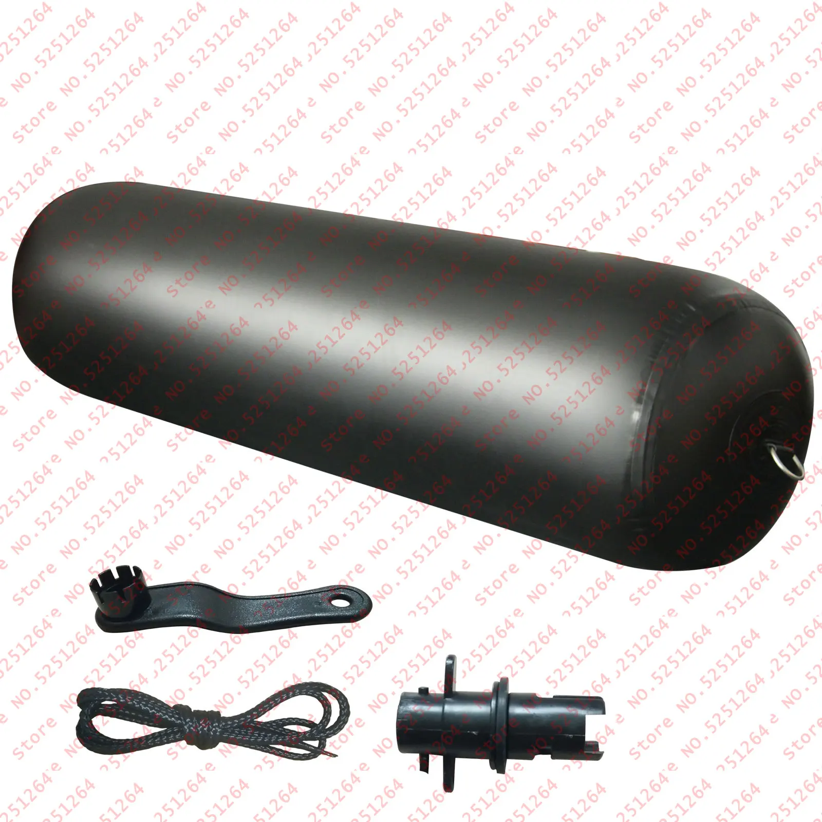 Defensa inflable Dockmate grande con cuerda y válvula para barco