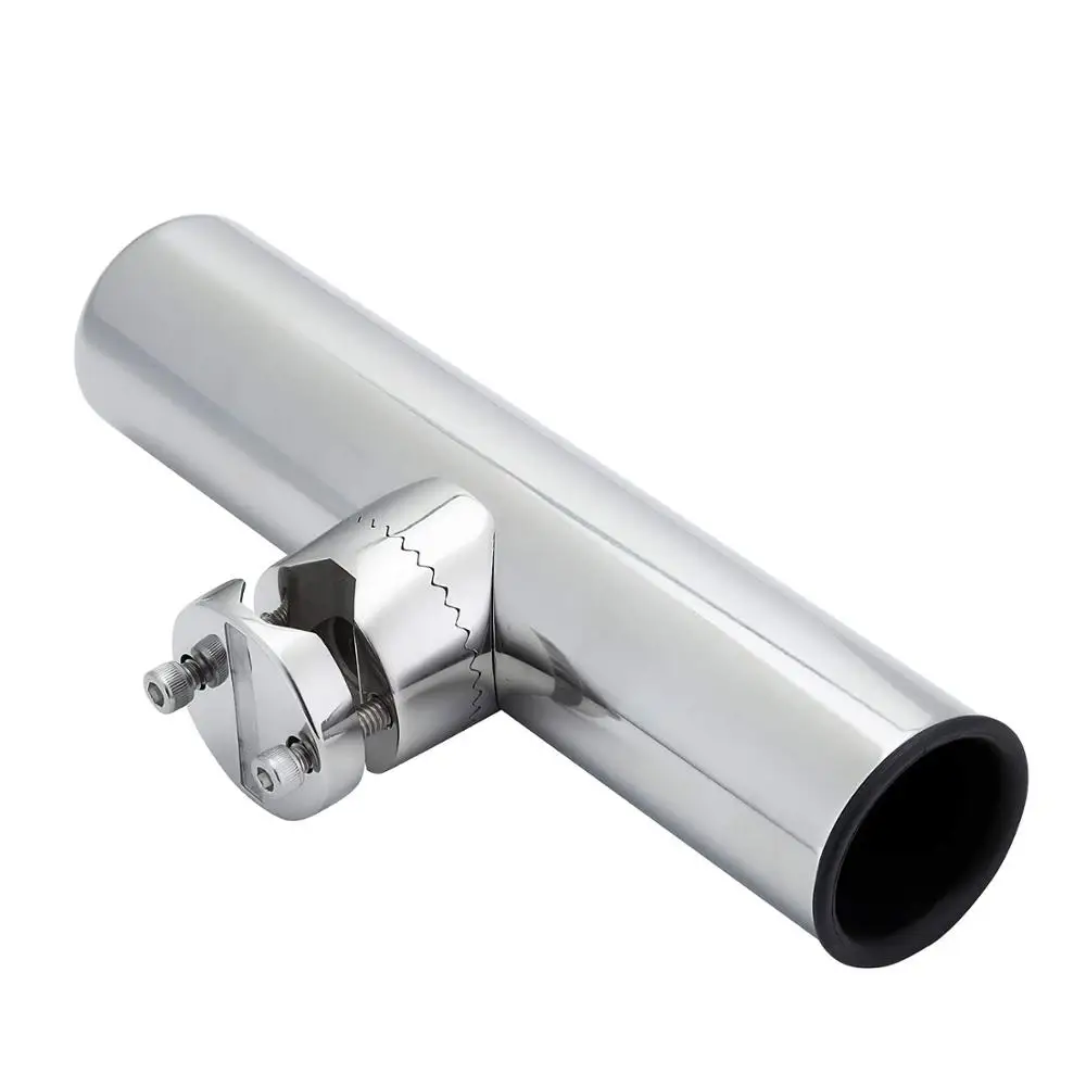 Aparejos de pesca para barco marino, abrazadera de acero inoxidable, soporte de caña de pescar ajustable para 7/8 "-1" - imagen 3