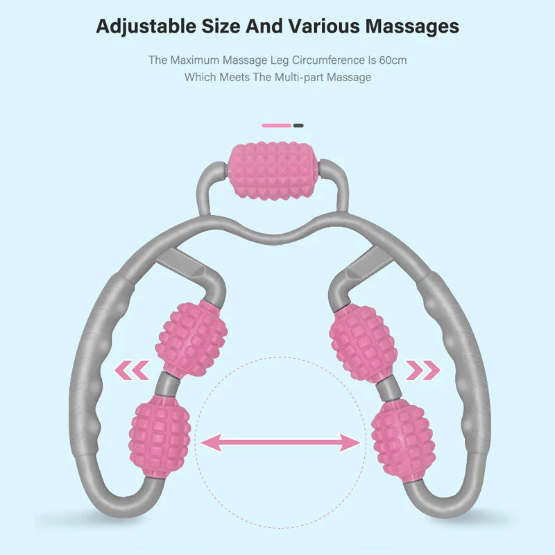 Mosodo-Rodillo de masaje de punto gatillo, 5 ruedas para aliviar el dolor muscular, brazos, piernas, cuello, herramientas de modelado corporal, equipo de Fitness para Yoga y Pilates - imagen 3