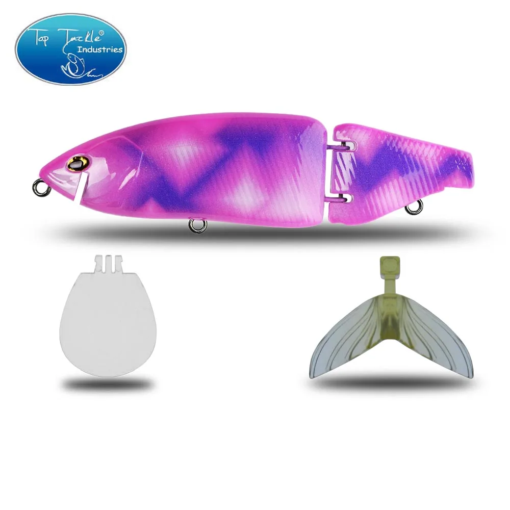 Cebo articulado de 165mm, 60g, Señuelos de Pesca Swimbait, cuerpo duro flotante, Lucio articulado, aparejos de pesca - imagen 5