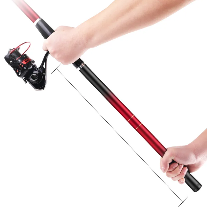 Caña de pescar telescópica de fibra de carbono, alimentador de caña de pescar de 3,9 M, 4,2 M, 4,5 M - imagen 5