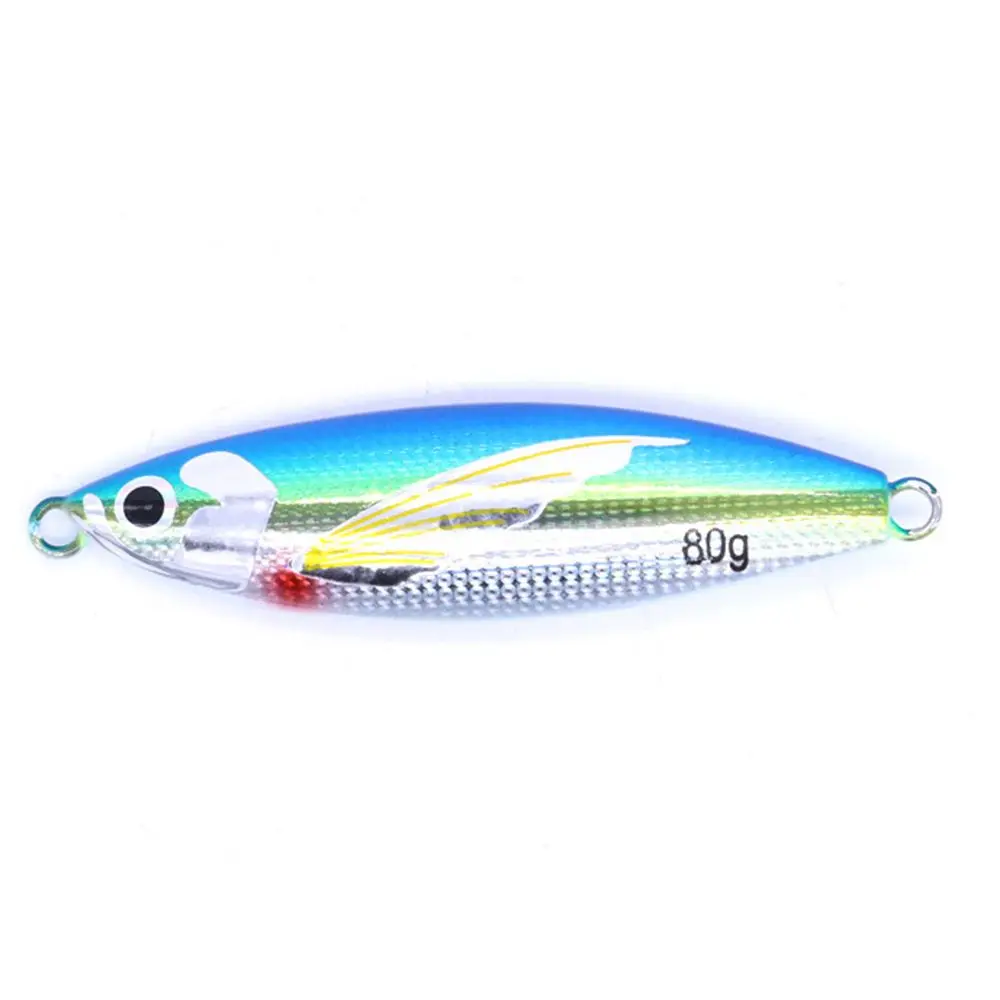 Señuelos de Pesca artificiales de Metal, accesorios de pesca de Plomo Fundido, plantilla de Jigging lento brillante, nuevos - imagen 3